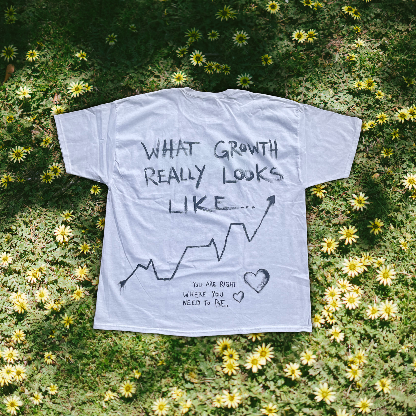Bloom Tee 4 (hand painted) XXL