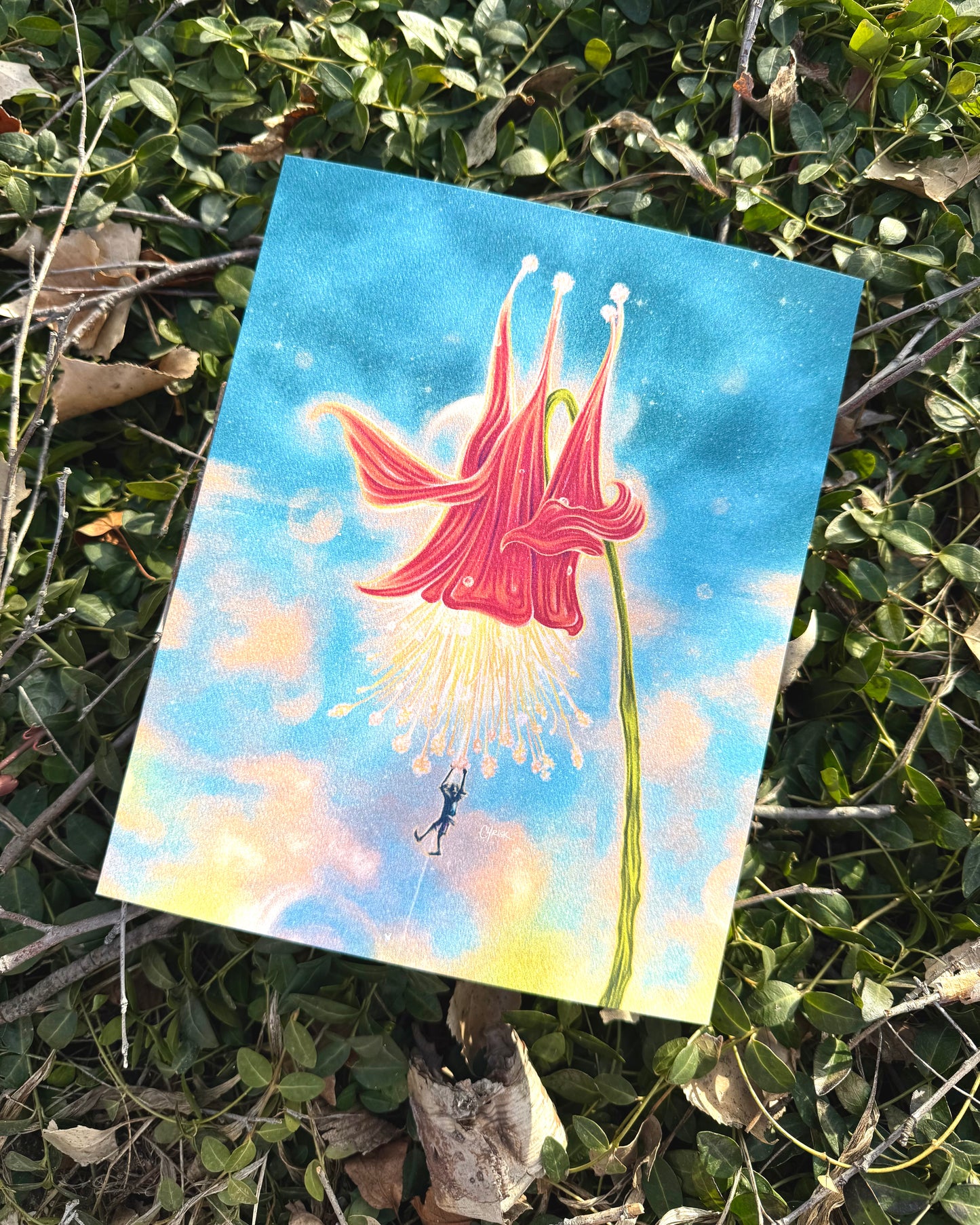 strength, focus, connection - Limited Edition Art Print