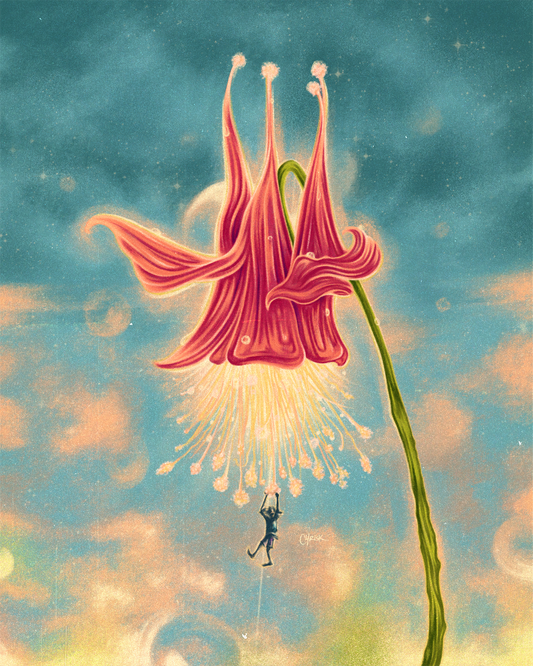 strength, focus, connection - Limited Edition Art Print