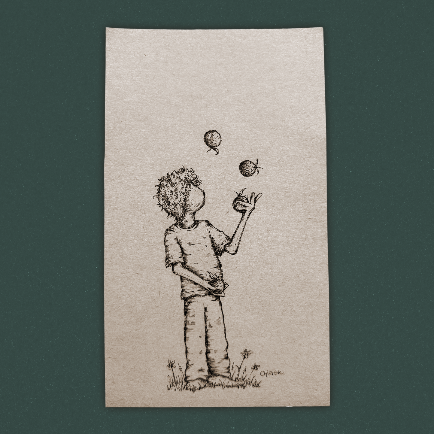 Juggling Citrus - Ink Originals 44
