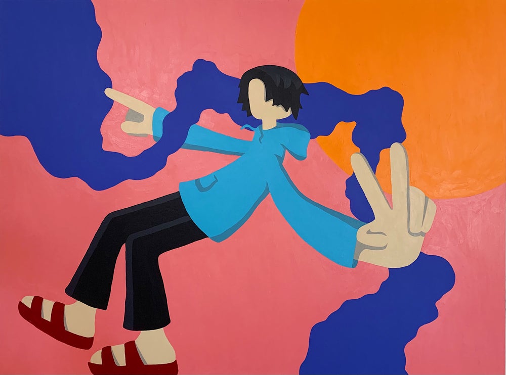 moving on - Original Painting (48x36)