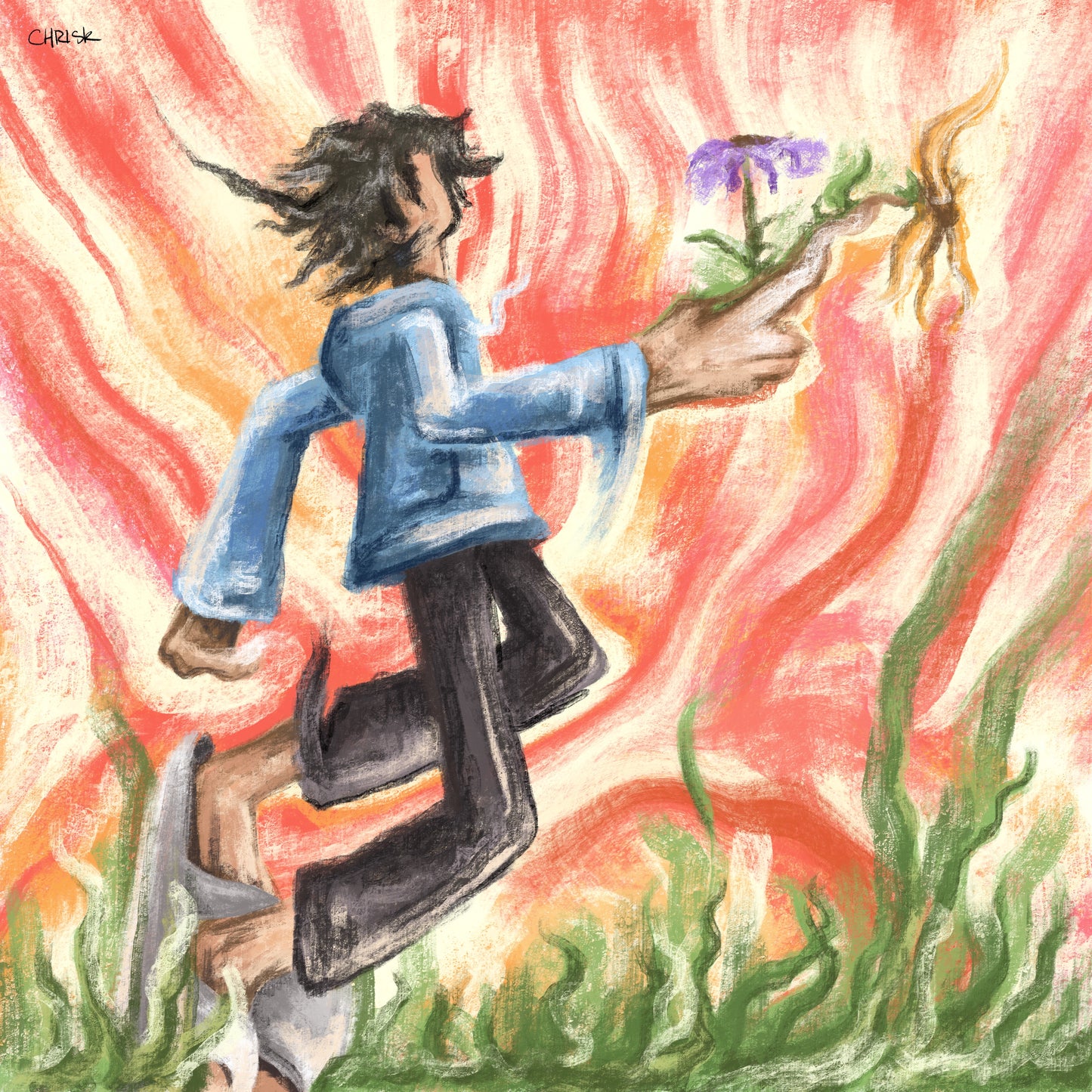 Spring Energy - Limited Edition Art Print 8x8