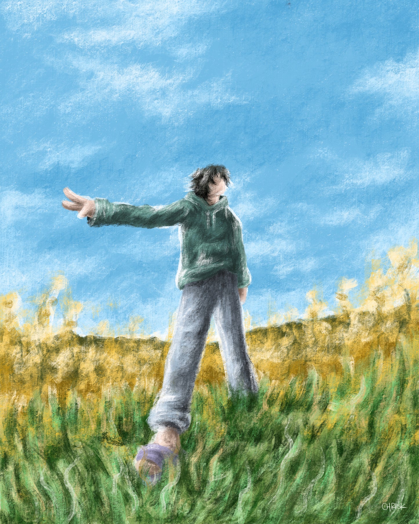 finding nature's gifts - Limited Edition Art Print