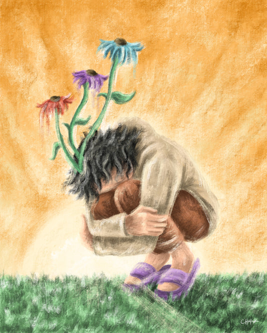 garden inside waiting to bloom - Limited Edition Print