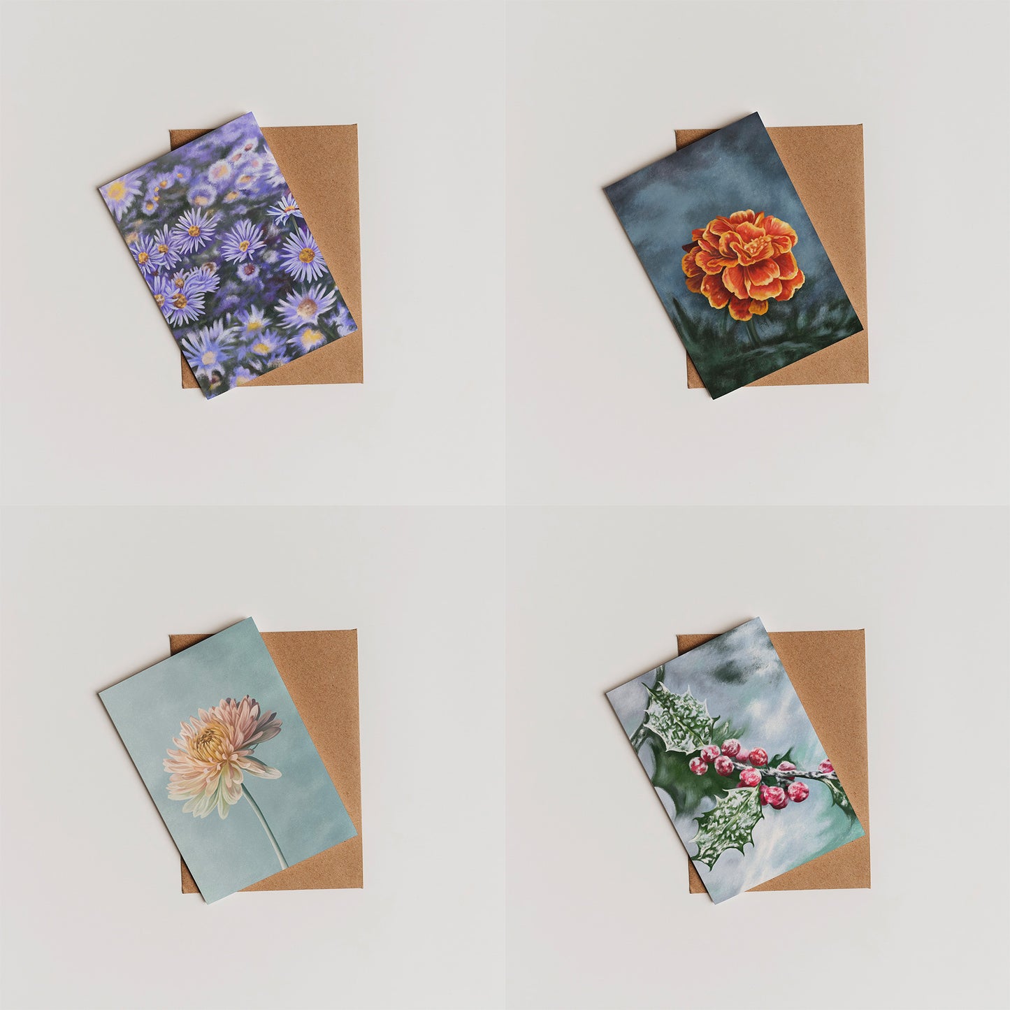 Birth Flower Cards 5x7 (Set of 12)