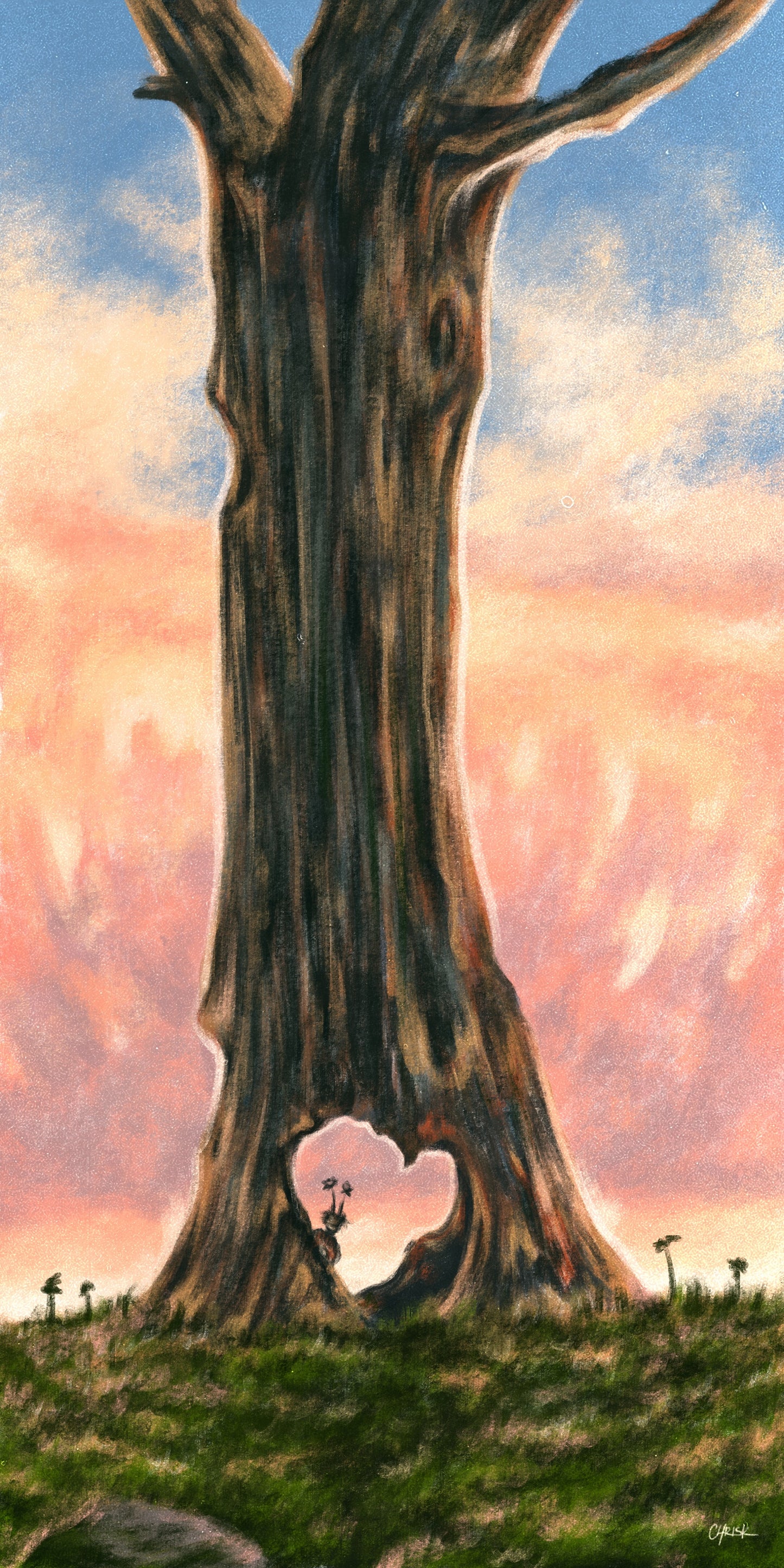 heart tree - Limited Edition Art Print