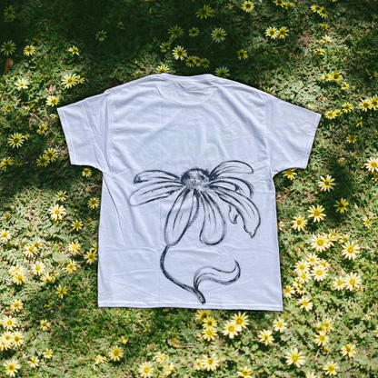 Bloom Tee 1 (hand painted) LARGE