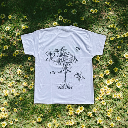 Bloom Tee 10 (hand painted) LARGE