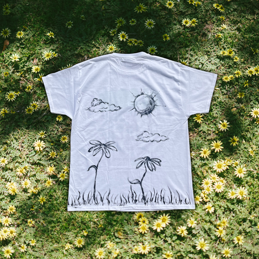 Bloom Tee 13 (hand painted) LARGE