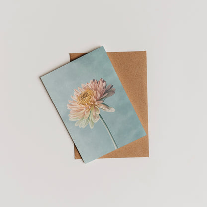 Chrysanthemum (November) - Birth Flower Card 5x7