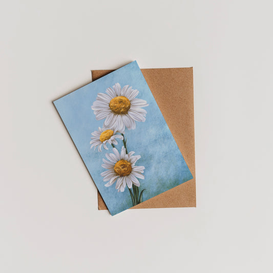 Daisy (April) - Birth Flower Card 5x7