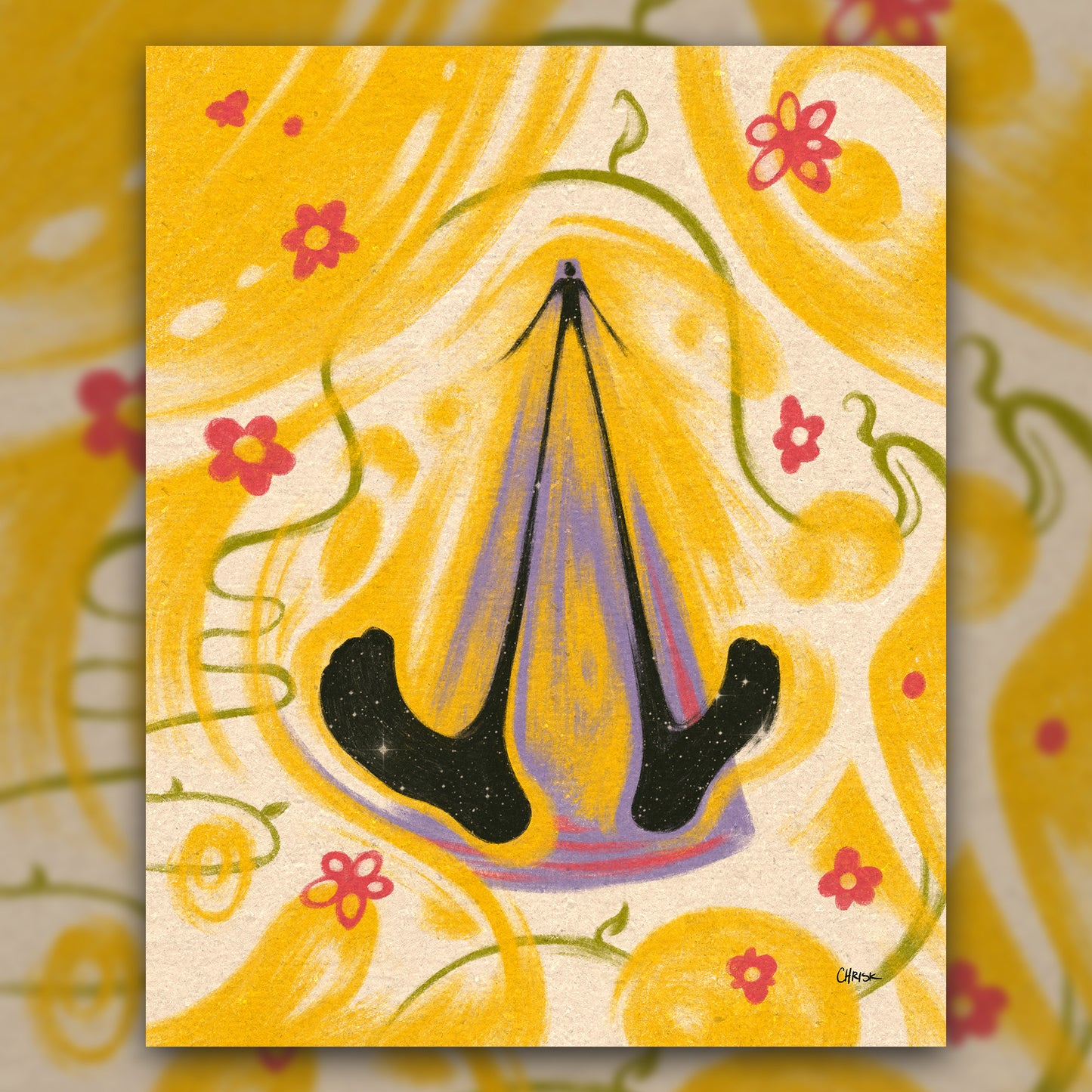 Corpse Pose - Archival Print (1 of 1) 8x10
