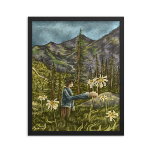 peace in the meadow - Framed Poster