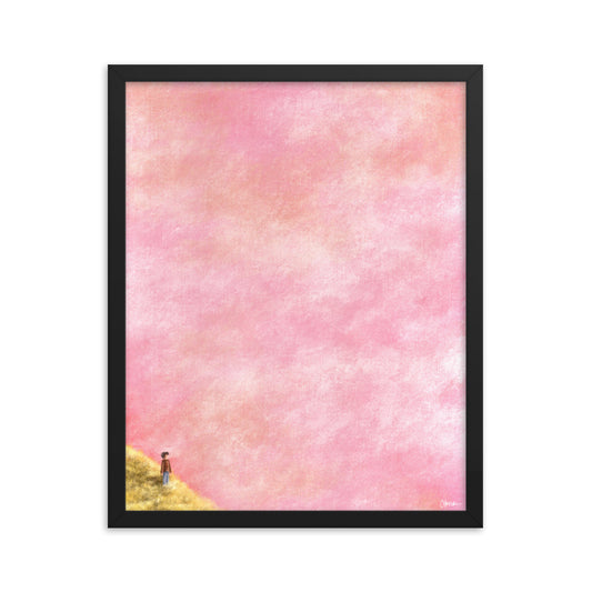 solitude - Framed poster