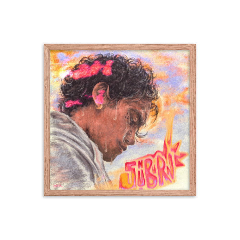 dominic fike (sunburn) - Framed Poster