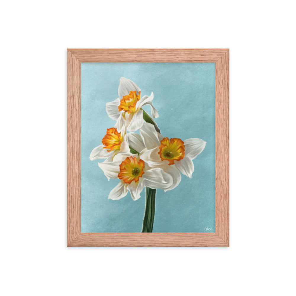 Daffodil (March) - Birth Flower Framed Print