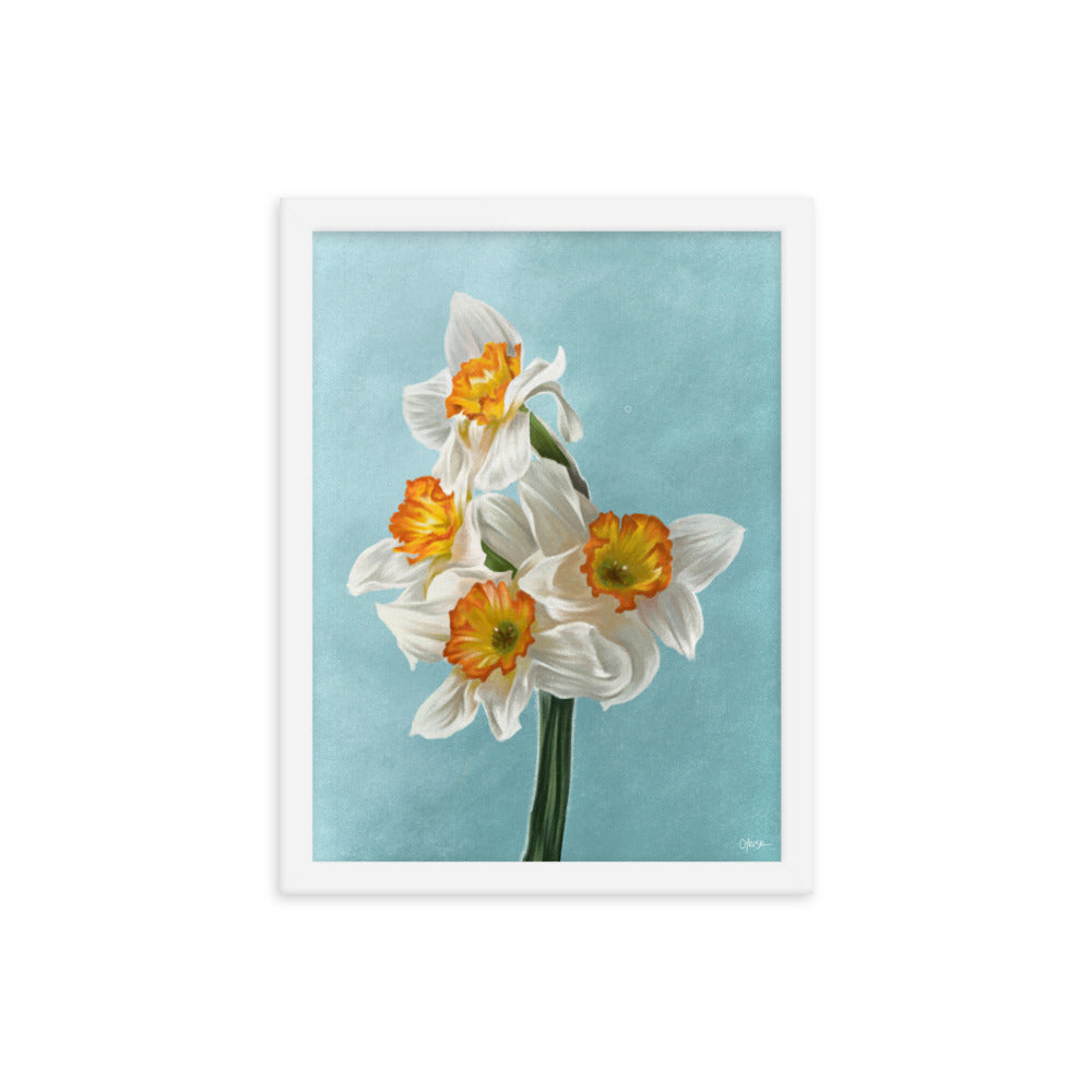 Daffodil (March) - Birth Flower Framed Print