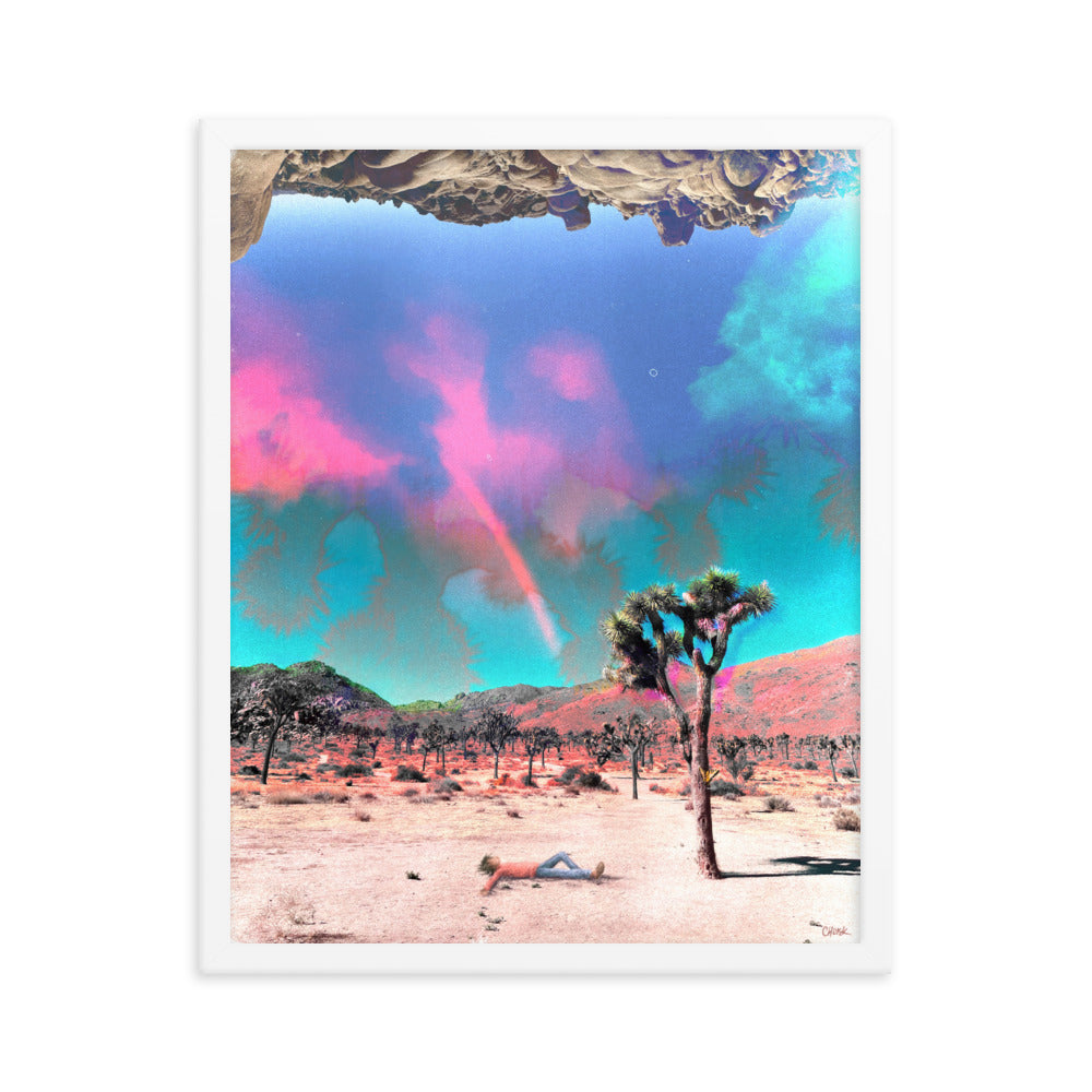 not a mirage, definitely a dream - Framed poster