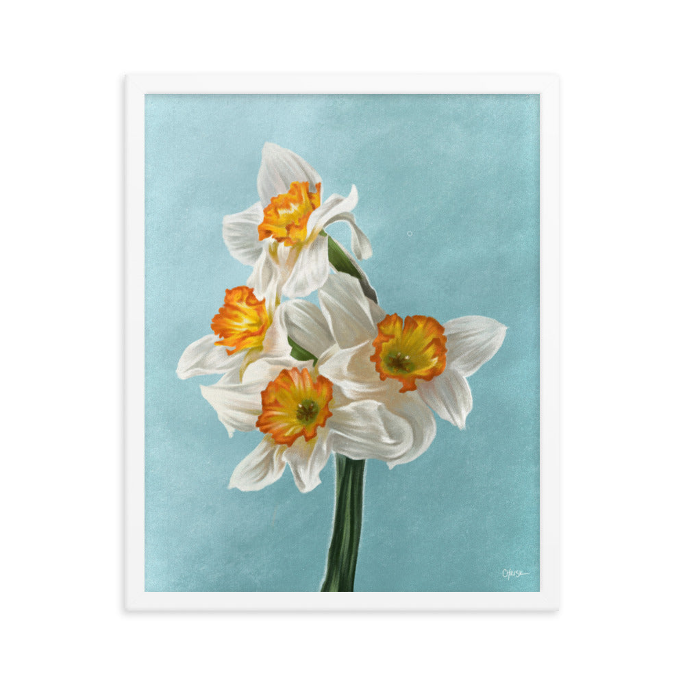 Daffodil (March) - Birth Flower Framed Print