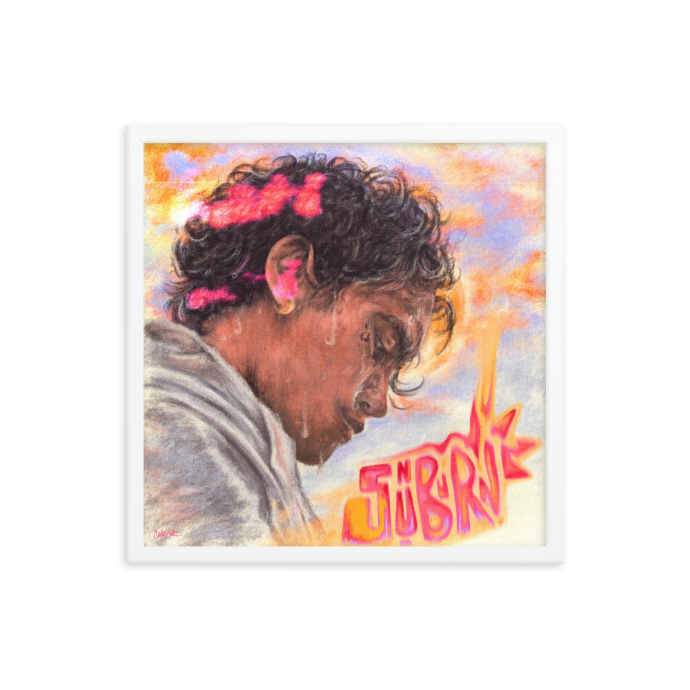 dominic fike (sunburn) - Framed Poster