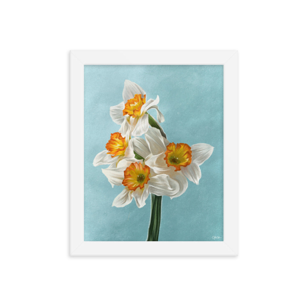 Daffodil (March) - Birth Flower Framed Print