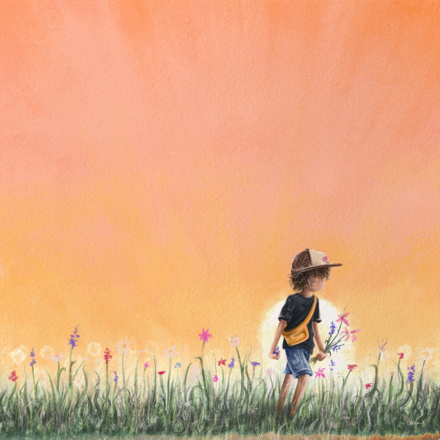 On A Wild Ride limited edition art print, 8x10 inches featuring wild adventure theme on textured art paper by chriskcreates