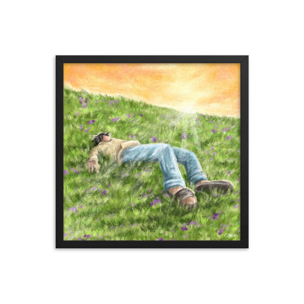 lay like this forever - Framed Poster