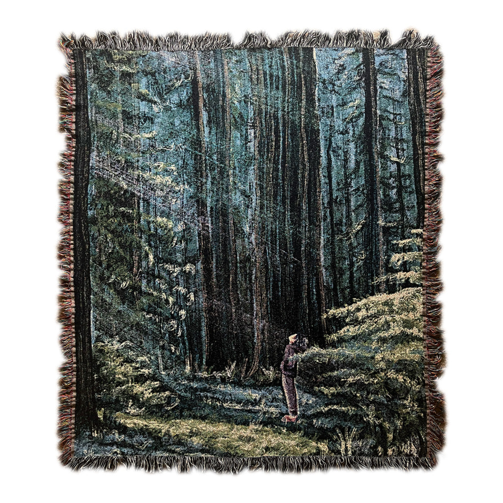 lost in the right direction - woven blanket