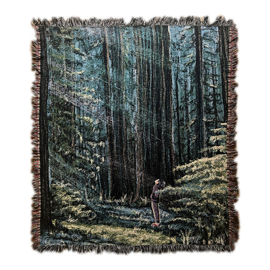 lost in the right direction - woven blanket